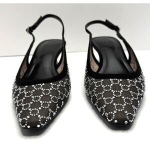 I.N.C. International Concepts Gemini Mid Heel Slingback Pumps Black 8.5M NWT/BOX